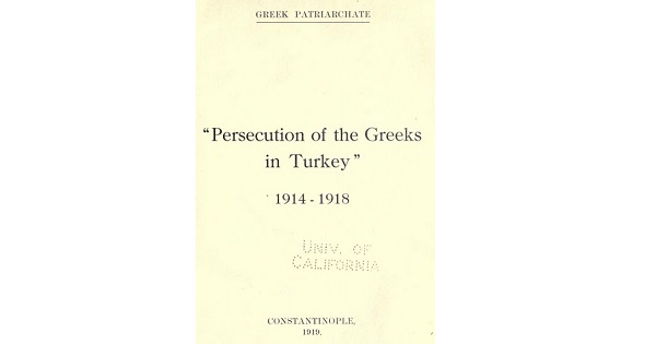 persecution greeks 1914 1918