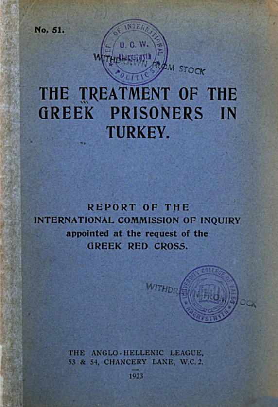 treatment greek prisoners