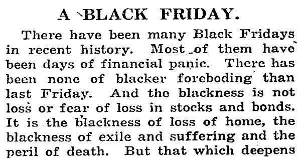 Why is it called Black Friday: The history of the date, explained.