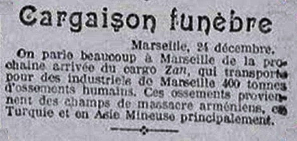 cargaison funebre